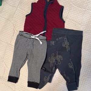 Bundle of 9m clothes! Pants and vest